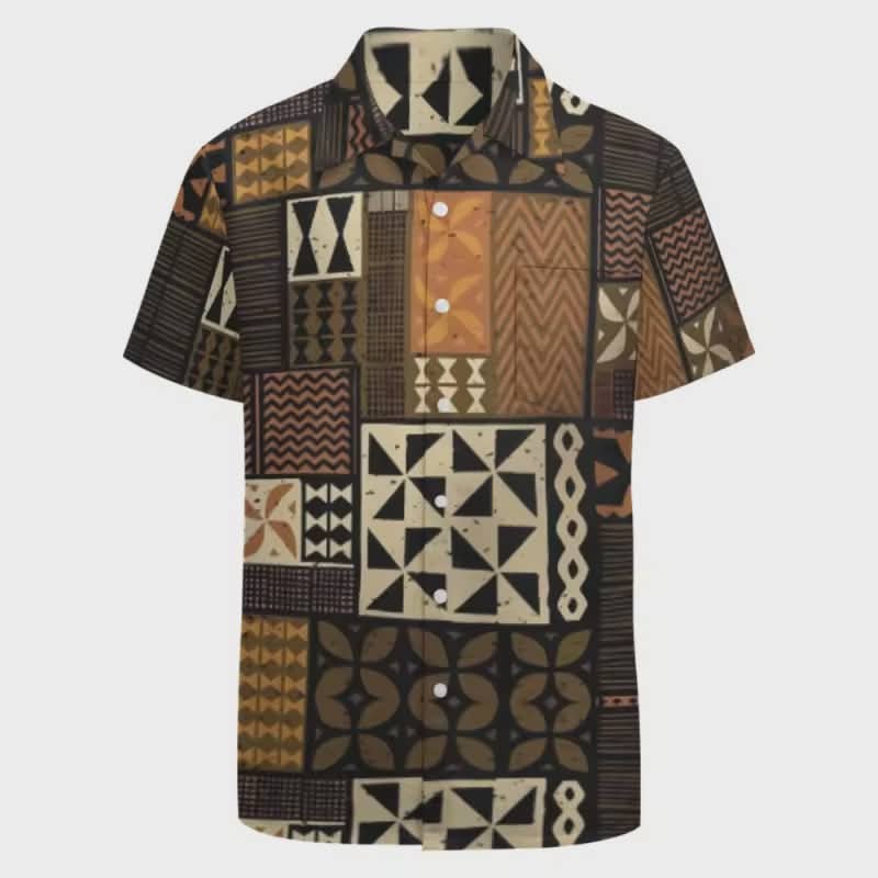Ai’i Tapa Shirt - Eleele